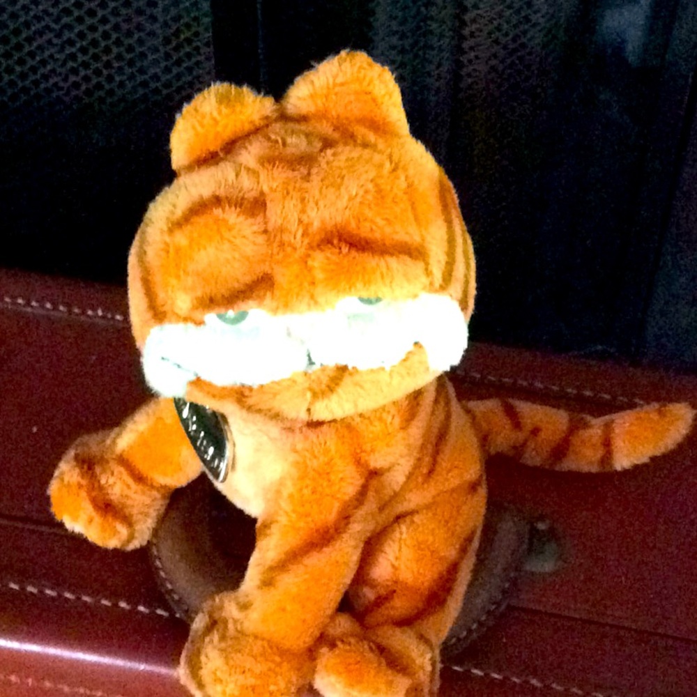 Vtg Ty 7” Plush movie Garfield.  2004.  Like new.